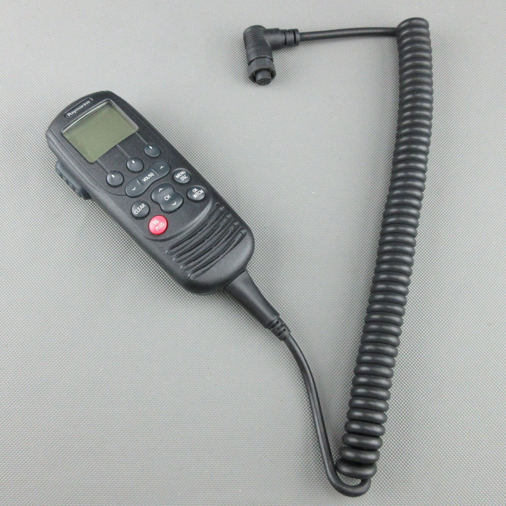 Gereinigtes und technisch geprüftes Raymarine® Ray260 A80197 Handset in hervorragendem Zustand ohne UV-Schäden.